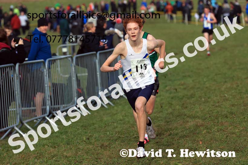Mens Under-17s 2024 Northern Cross Country Champs., Sedgefield. Photo: David T. Hewitson/Sports for All Pics